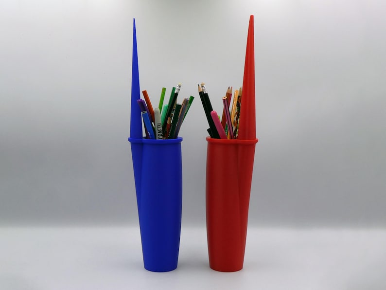 3D Printed Giant Pen Lid Desk Organizer: Novelty Pen Pot